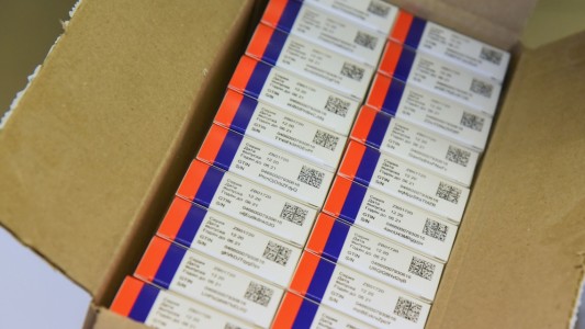 La provincia recibió 31.200 dosis de la vacuna Sputnik V