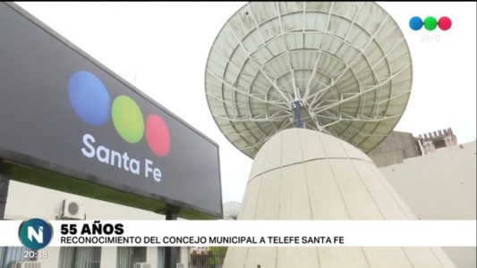 A 55 años de la primera transmisión, el Concejo reconoció a Telefe Santa Fe