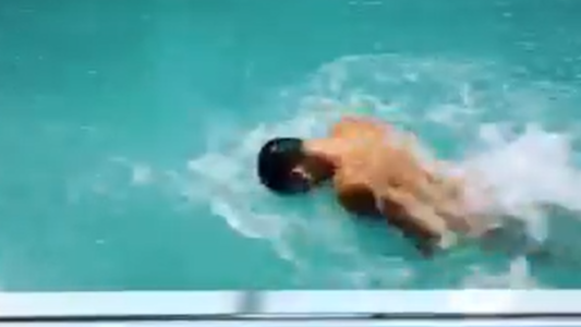 El entrenamiento en una "piscina infinita" en la previa de Tokio 2021