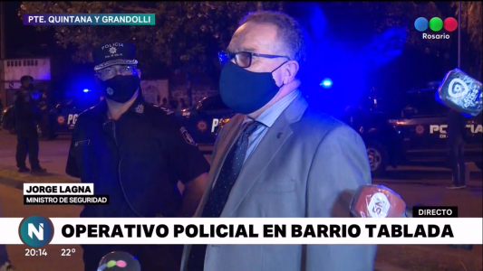 Jorge Lagna inició su gestión en Rosario con un operativo de saturación