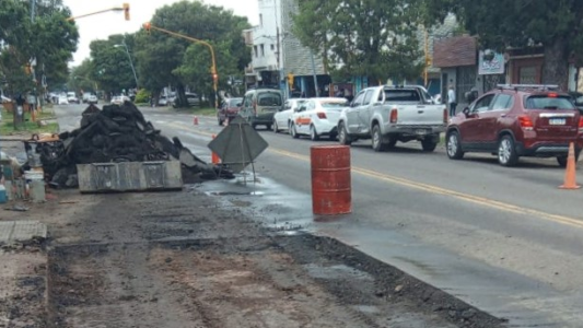 Santo Tomé: tránsito restringido en la 7 de Marzo por la construcción de una dársena para micros