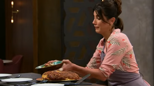 La tortilla gigante Andrea Rincón que dejó sin palabras a Germán Martitegui