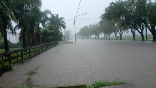 Tras los anegamientos por las intensas lluvias, se normaliza la situación en Gálvez