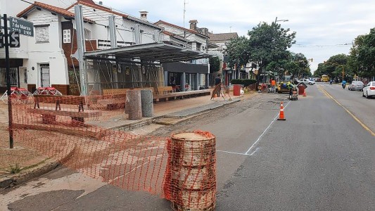 Santo Tomé: cortes de tránsito por obra de pavimento frente al parador de colectivos de media y larga distancia