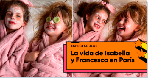 La habitación de Isabella y Francesca Icardi en la ciudad parisina