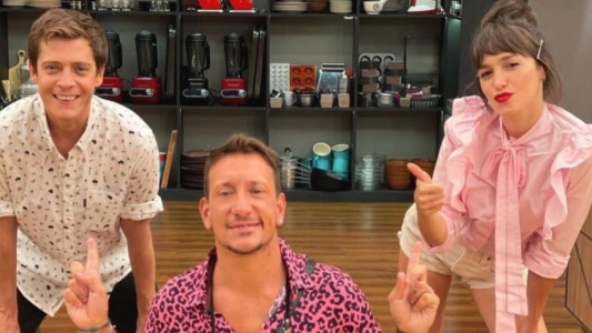 Nico Vázquez visitó "MasterChef Celebrity" y se reencontró con sus compañeros de "Casi ángeles"