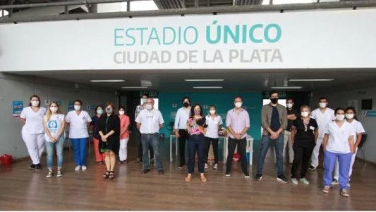 Suspendieron la vacunación en el estadio Único de La Plata por el partido de River