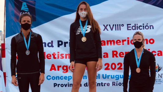 La santafesina que, a sus 17 años, compartió el podio con los Chiaraviglio