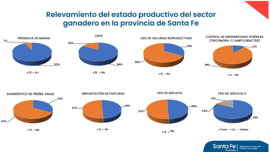 La provincia brindó datos sobre el relevamiento del estado productivo de la ganadería