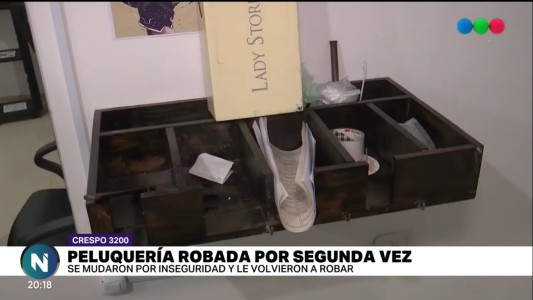 Por la inseguridad, mudaron su peluquería a otro lugar: volvieron a robarles