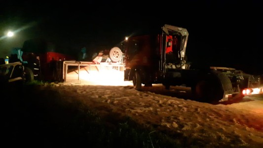 Tragedia : Chocaron cinco vehículos y murieron dos camioneros en el sur provincial