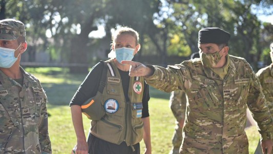 En pocas horas se completará la instalación del Hospital de Campaña frente al Cullen