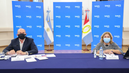 Perotti se reunió con Fernández de manera virtual para analizar la situación epidemiológica