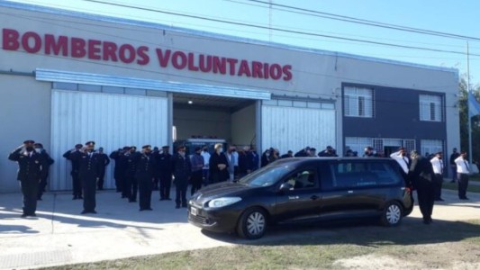 Sentida despedida a Jorge Abadía, Jefe de Bomberos Voluntarios de Recreo