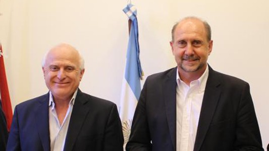 Perotti le deseó una pronta recuperación a Miguel Lifschitz