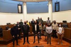 Dirigentes de Colón y Unión visitaron el Concejo Municipal