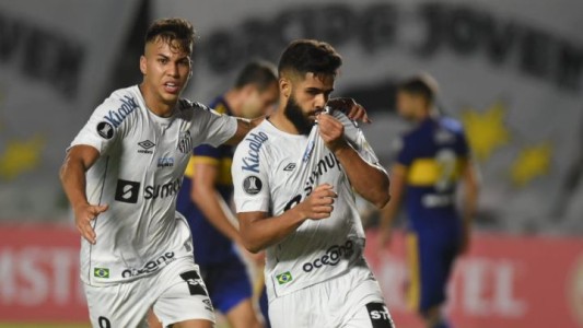 Boca cayó 1-0 ante Santos por la Copa Libertadores