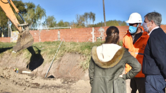 La Municipalidad avanza con las obras en Camino Viejo a Esperanza