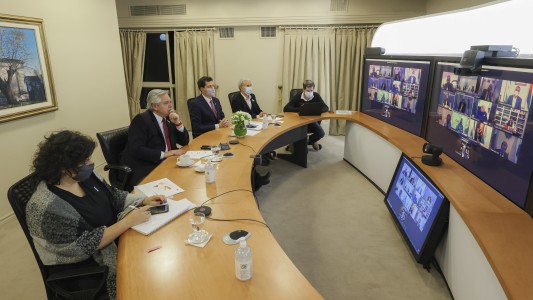 Nuevas restricciones: el Presidente se reúne con Larreta, Kicillof y otros 10 gobernadores