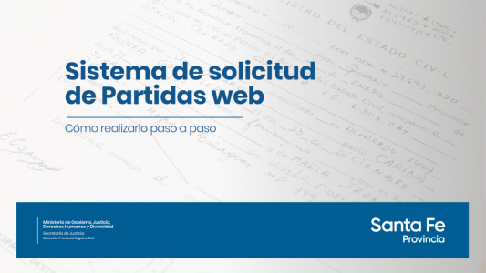 El Registro Civil cuenta con un sistema online para gestionar documentaciones