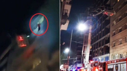 Aislaron a un futbolista en un hotel porteño: se incendió y debieron rescatarlo por la ventana