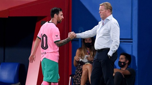 Tras contratar a Agüero, Barcelona aseguró la continuidad a Koeman: "cerca" de acordar con Messi