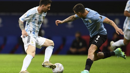 Copa América: Argentina le ganó a Uruguay con lo justo