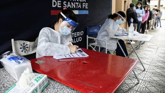 En el inicio de la semana, Santa Fe registró 834 contagios y 8 muertes por Covid