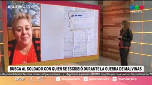 Una santafesina busca a un soldado con el que intercambió cartas desde Malvinas