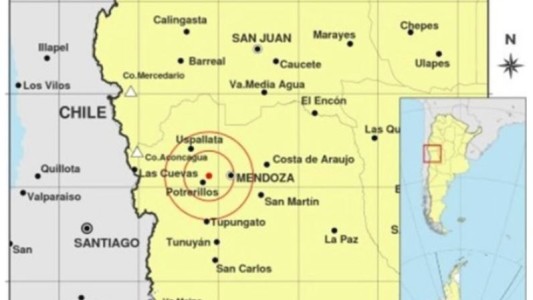 Tres fuertes temblores sacudieron a la provincia de Mendoza