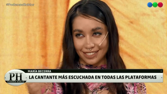 En PH: María Becerra contó cómo arrancó su carrera
