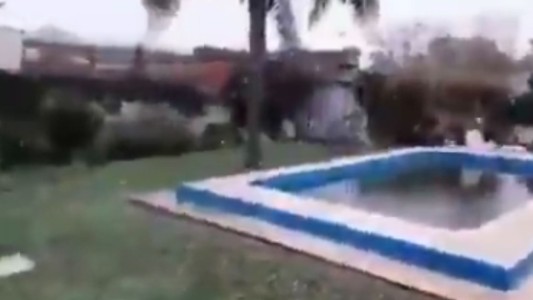 Videos: nevó en el interior de la provincia de Buenos Aires y en el sur de Santa Fe