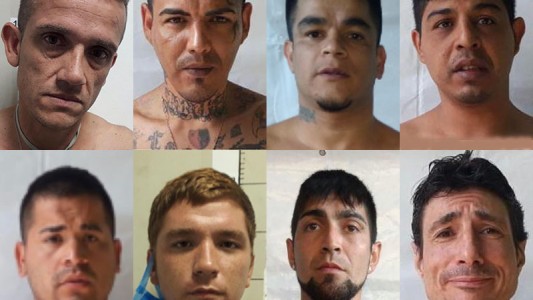 Quiénes son los ocho presos que se escaparon de la cárcel de Piñero