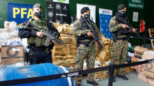 Incineran cerca de dos toneladas de droga en Ezeiza