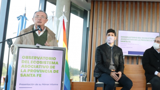 Presentaron el informe del observatorio del ecosistema asociativo de Santa Fe