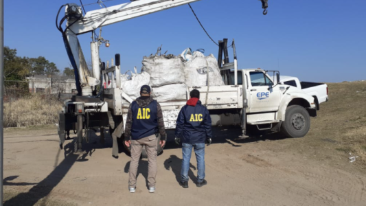 Desarticularon a la "banda del cobre" en Santa Fe y hay un detenido