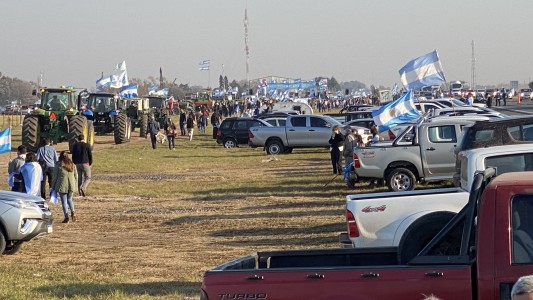 San Nicolás: protesta del campo contra el "intervencionismo del Estado"