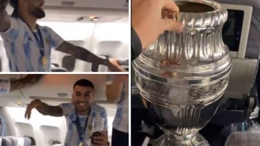 La Selección ya está en la Argentina