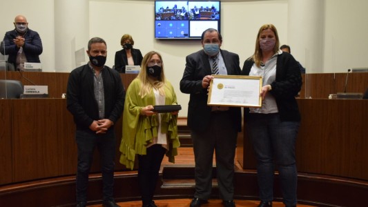 El Concejo Municipal declaró Santafesino Destacado a Juan Pablo Poletti