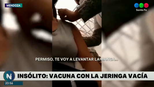 La insólita explicación que dio la enfermera que "vacunó con aire" en Mendoza