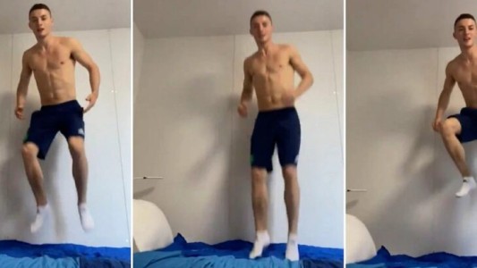 Video: Un atleta probó las camas “anti-sexo” de la Villa Olímpica