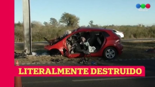 Grave accidente en la autopista Rosario-Santa Fe: un joven se fracturó ambas piernas