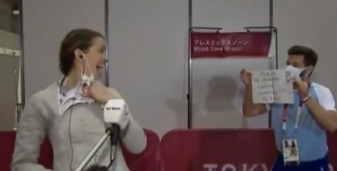 Video: Le propusieron casamiento en vivo a una deportista argentina