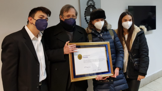 Casi seis décadas haciendo periodismo: Enzo Volken ya es santafesino ilustre