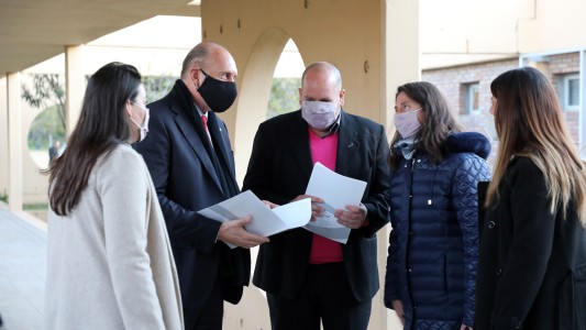 Perotti y Salvarezza visitaron el Instituto de Lactología Industrial en Santa Fe
