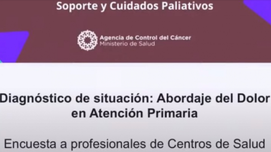La Agencia de Cáncer capacita a equipos de salud en el abordaje del dolor