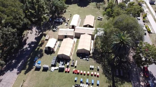 A 3 meses de su instalación: el Hospital de Campaña tiene solamente 3 camas libres