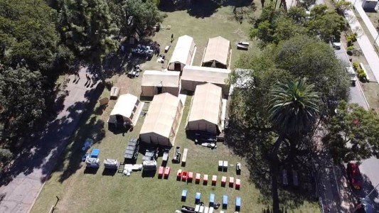 A tres meses de su habilitación, el Hospital de Campaña tiene 100% de ocupación