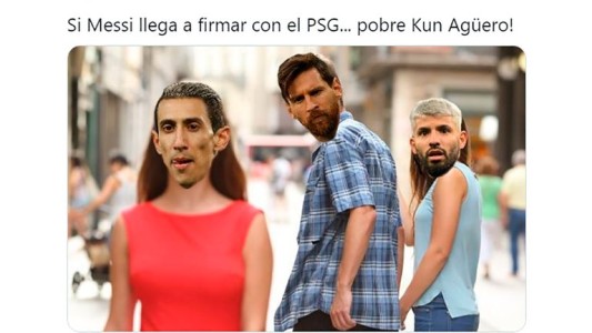 Las cataratas de memes del Kun Agüero tras la salida de Messi del Barcelona