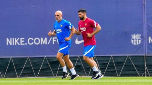 Con Agüero, el plantel de Barcelona realiza el primer entrenamiento de la era postMessi
